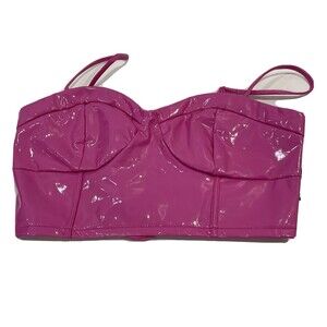 NaaNaa Crop Top Pink Tie Back Sleeveless Size 8